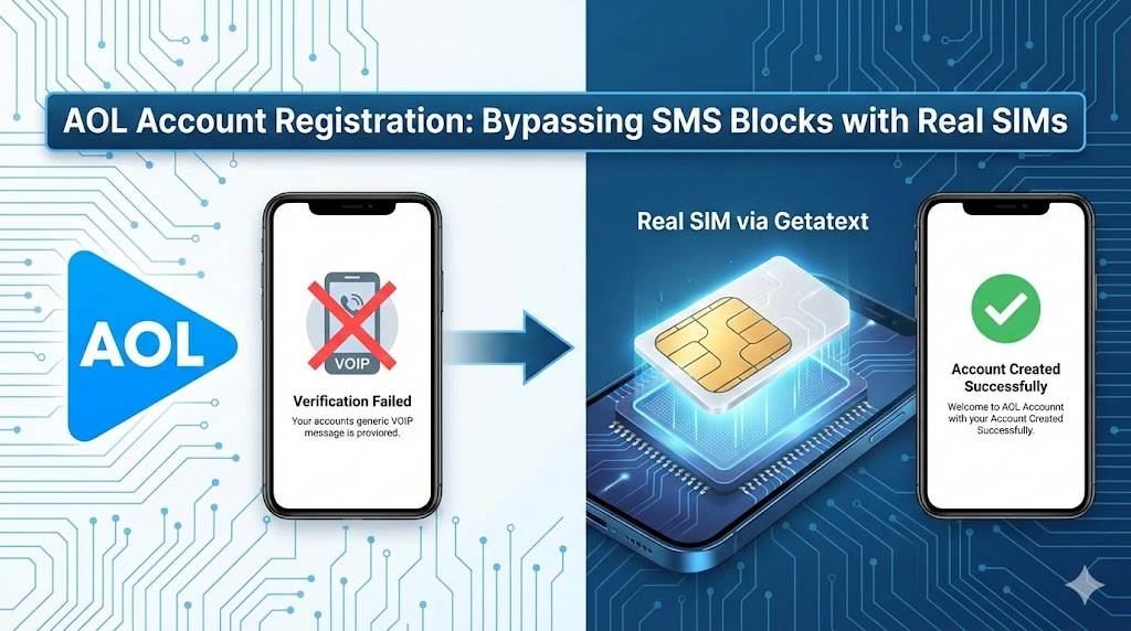 How to Create an AOL Account Without Your Personal Phone Number Using Getatext