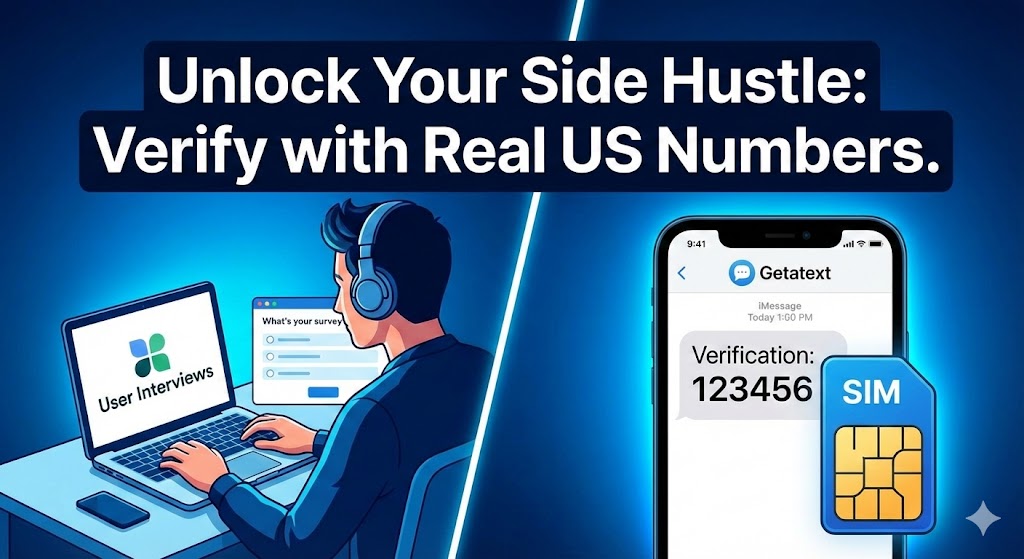 Unlock Your Side Hustle: How to Verify User Interviews Accounts with Real US Numbers